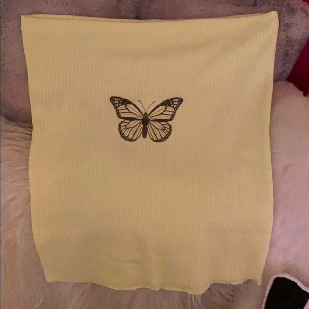 DIY Butterfly tube top